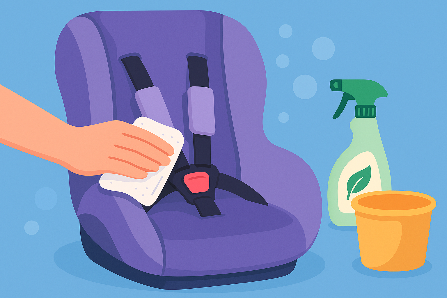 ChatGPT-Image-20-Eyl-2025-22_22_54 How to Clean a Kid’s Car Seat Safely & Easily (Step-by-Step 2025)