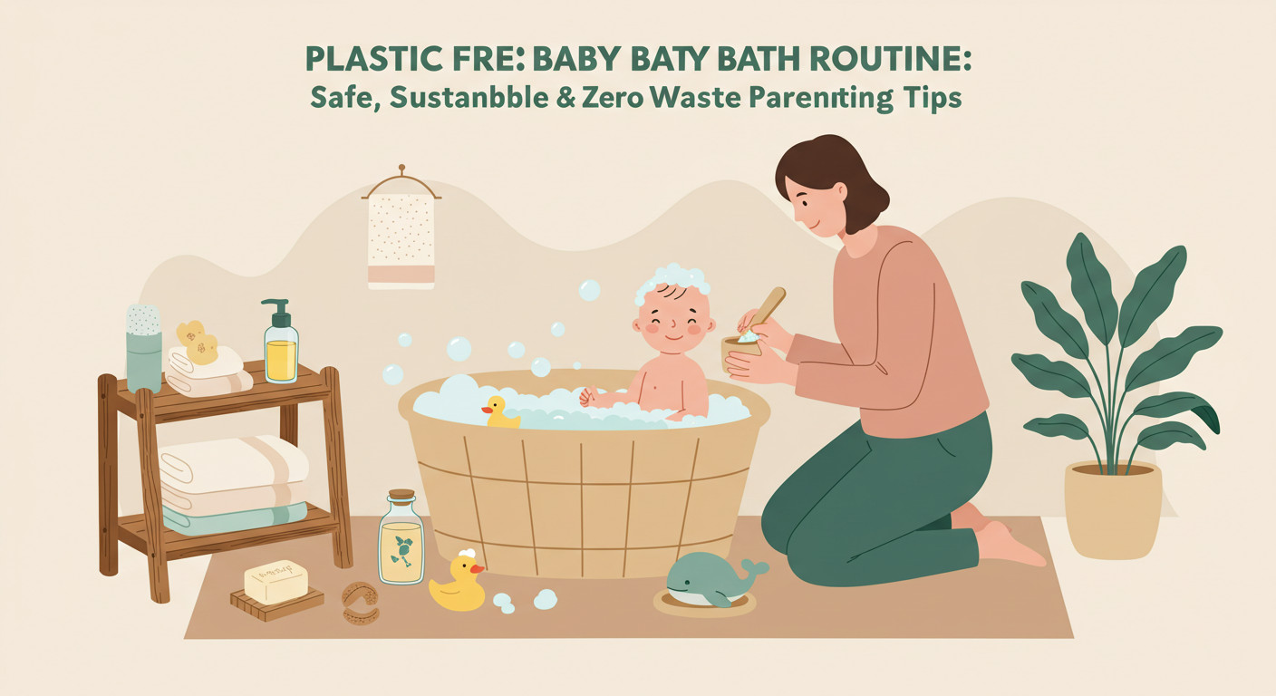 "This baby looks like it’s running a zero waste spa while mom handles quality control."