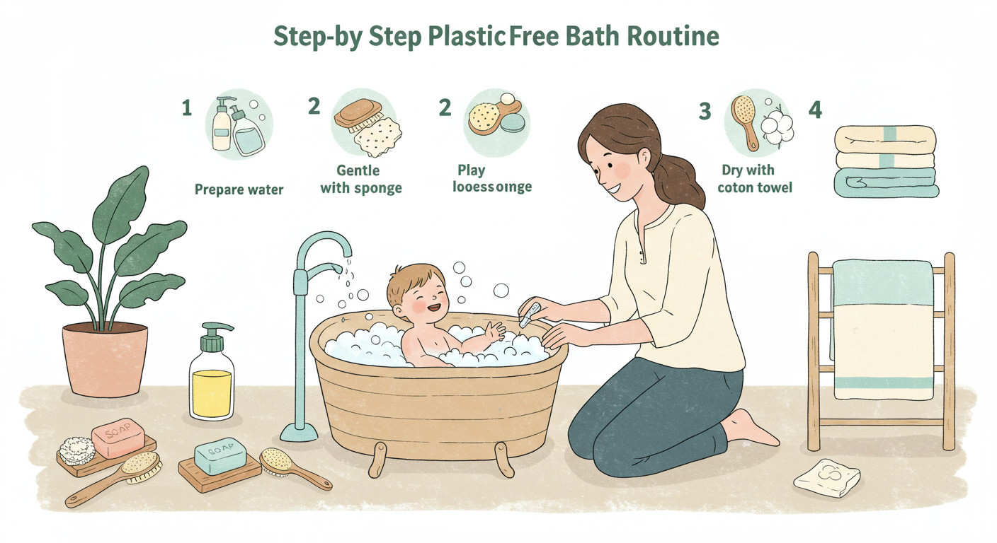 Image_fx-2025-10-01T230532.256 Plastic Free Baby Bath Routine: Safe, Sustainable & Zero Waste Parenting Tips